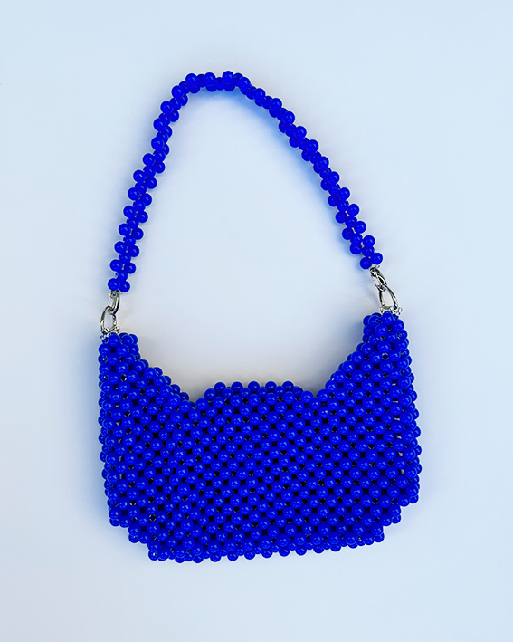 BLUE CROISSANT BAG