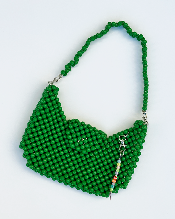 GREEN CROISSANT BAG