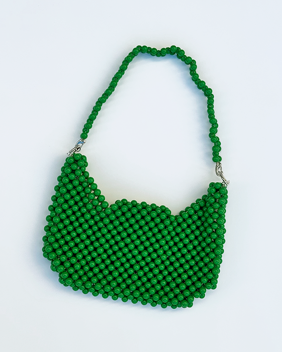 GREEN CROISSANT BAG