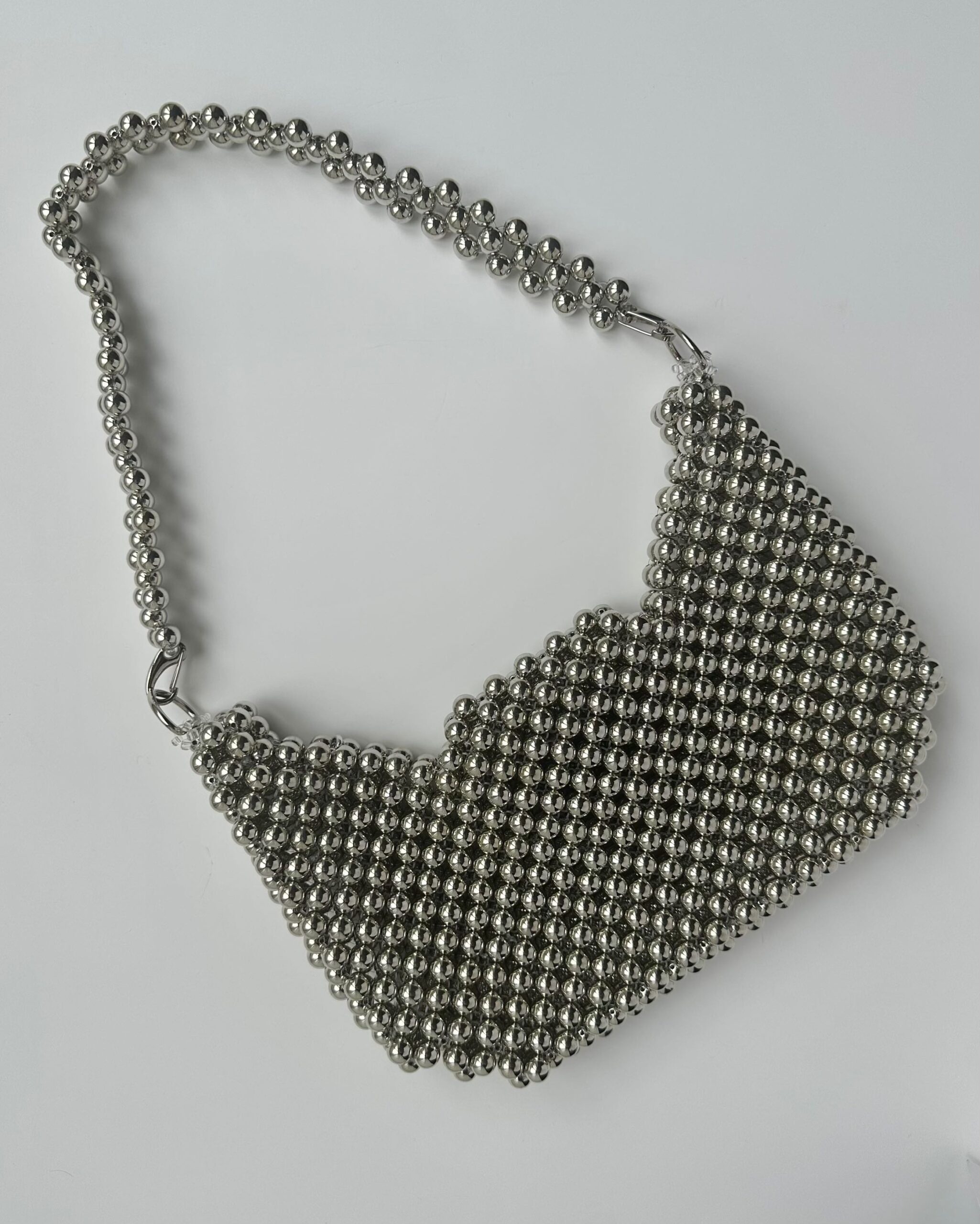 SILVER CROISSANT BAG – NIICA STORE