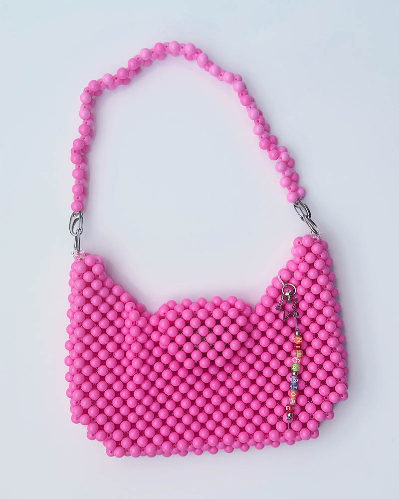 PINK CROISSANT BAG