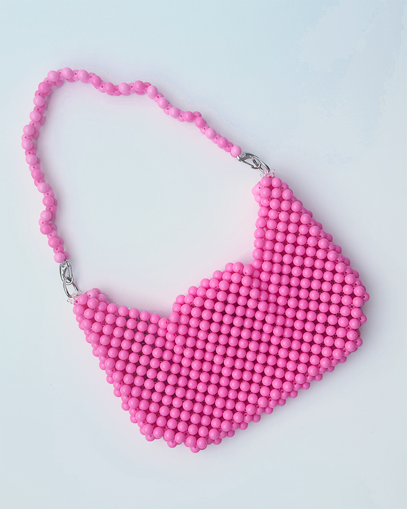 PINK CROISSANT BAG