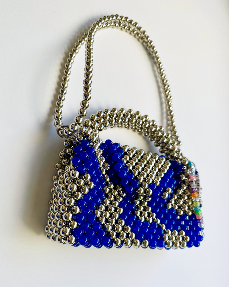 NIICA X VEMENTE – SILVER BLUE BAG