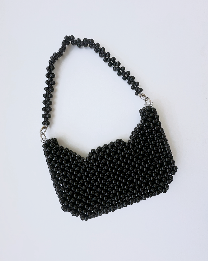 BLACK CROISSANT BAG