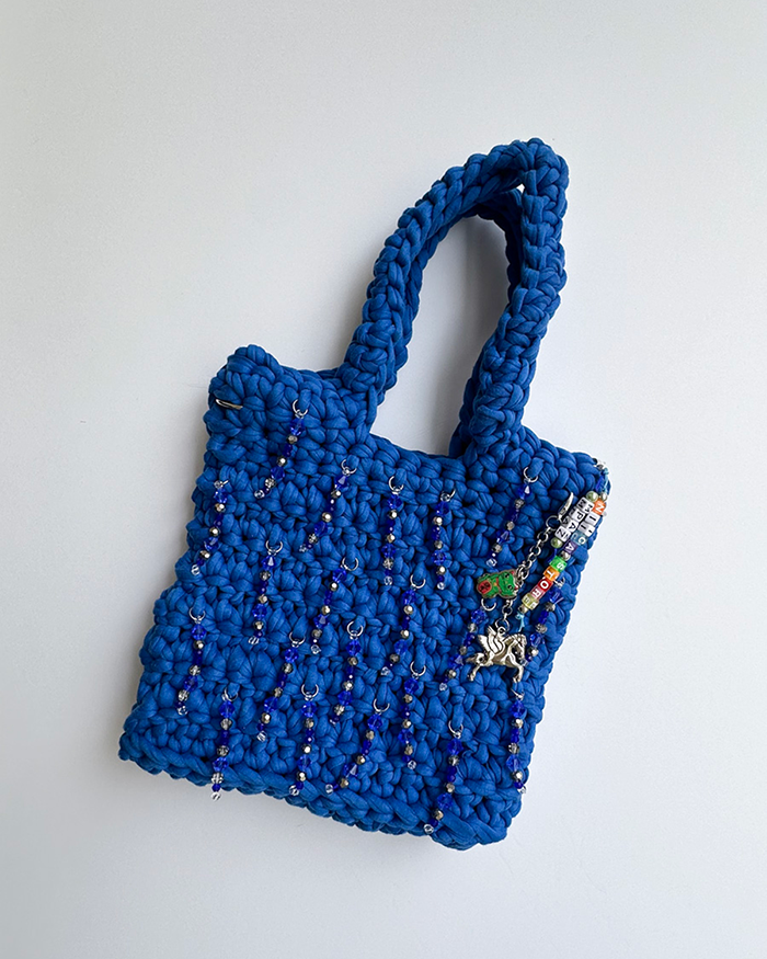 NIICA X M.PAZ – CROCHET BLUE BAG