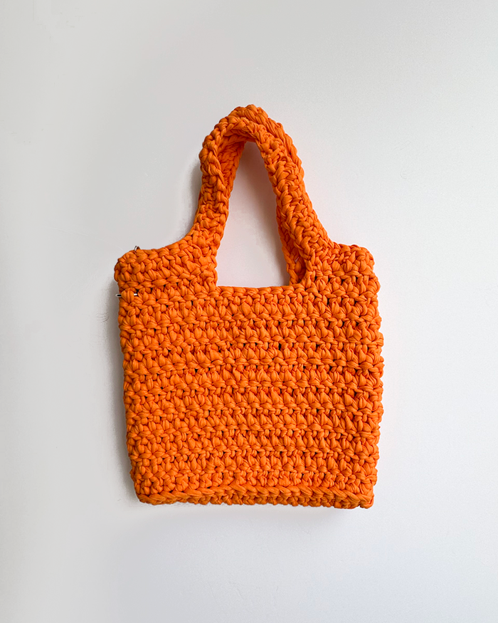 NIICA X M.PAZ – CROCHET ORANGE BAG