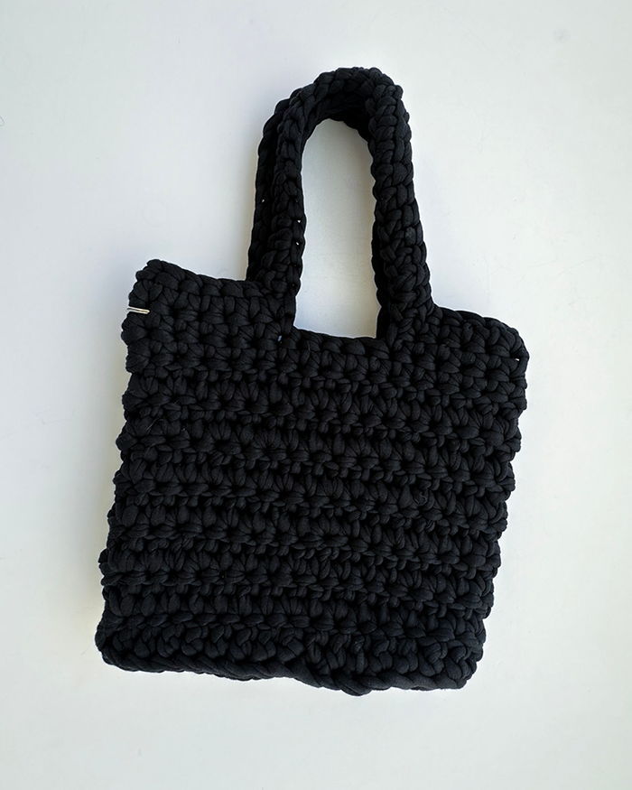 NIICA X M.PAZ – CROCHET BLACK BAG