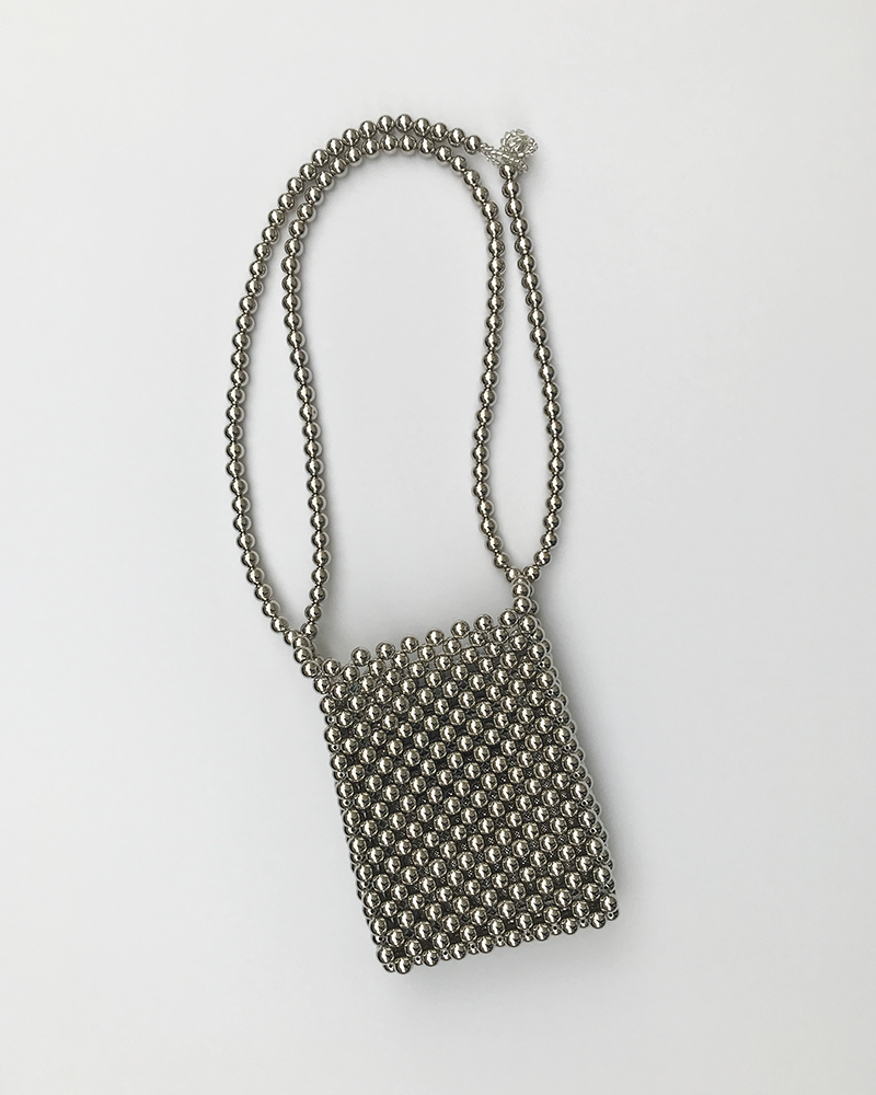 SILVER MINI BAG